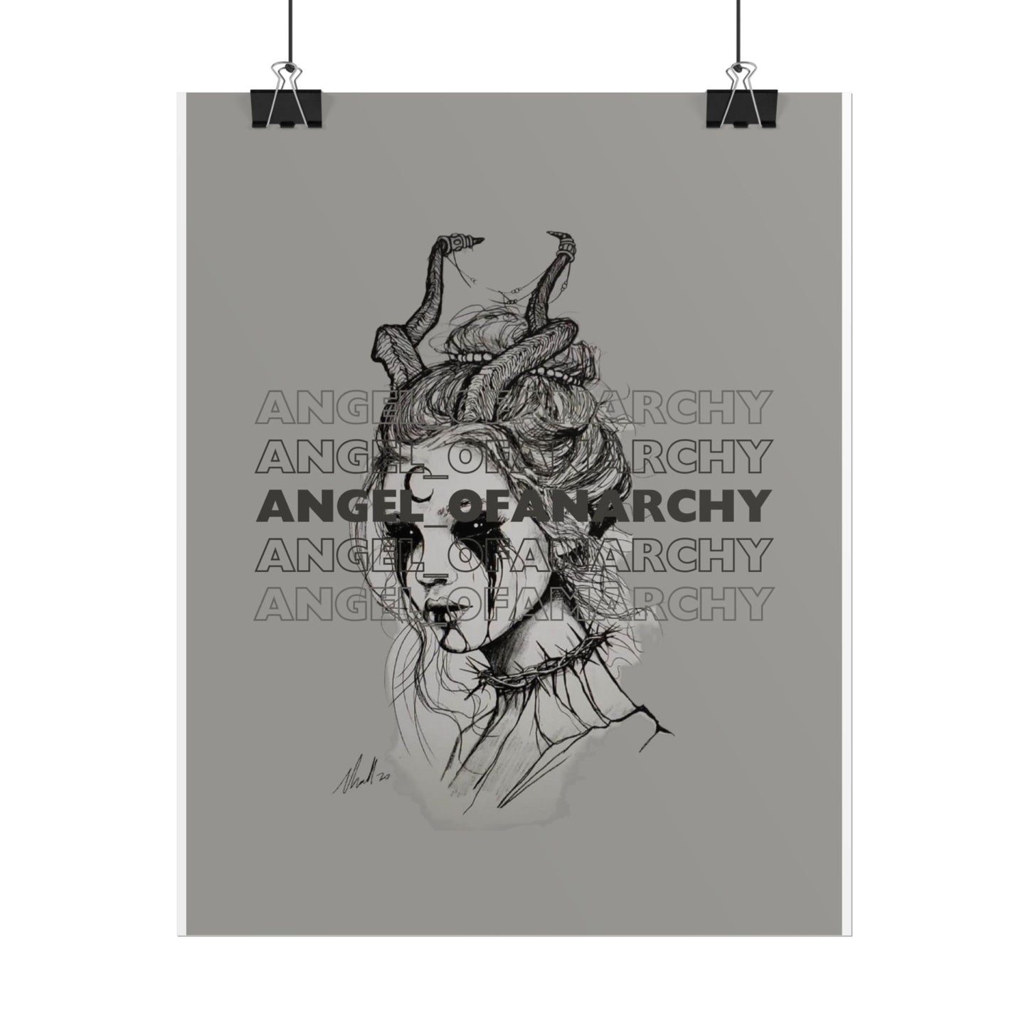 Angel of Anarchy Logo Poster
