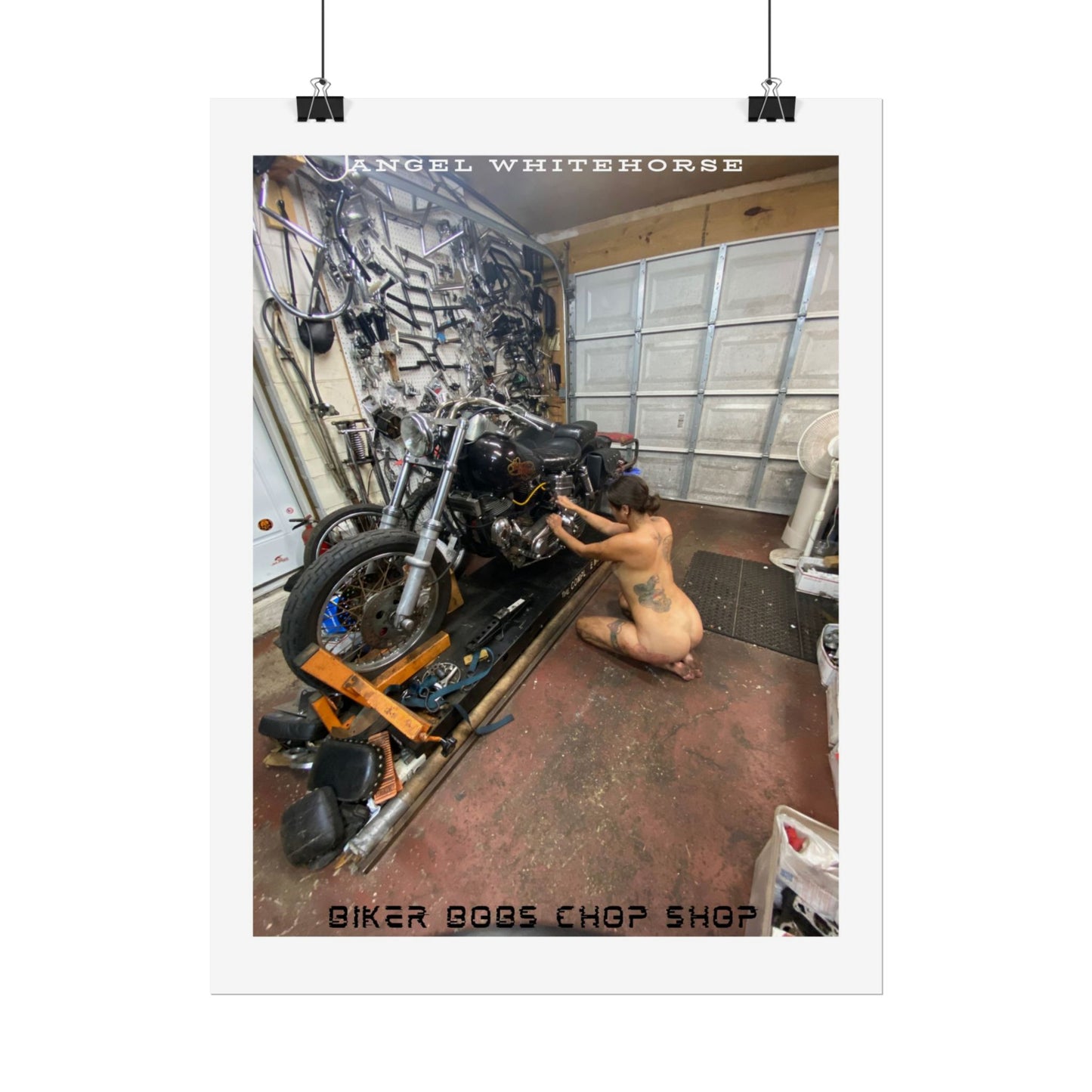 Shovelhead Angel Poster