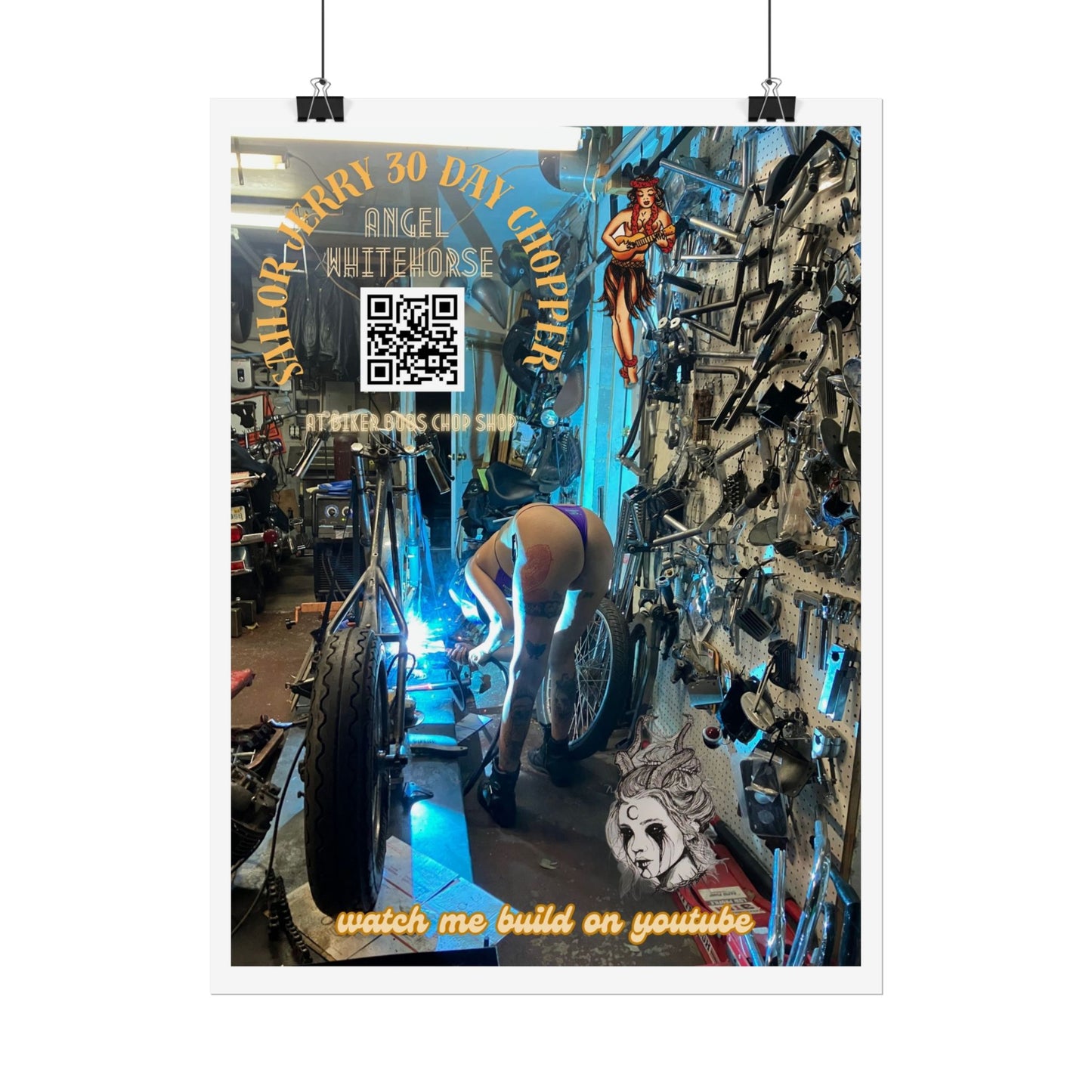 Sailor Jerry 30 Day Chopper Poster