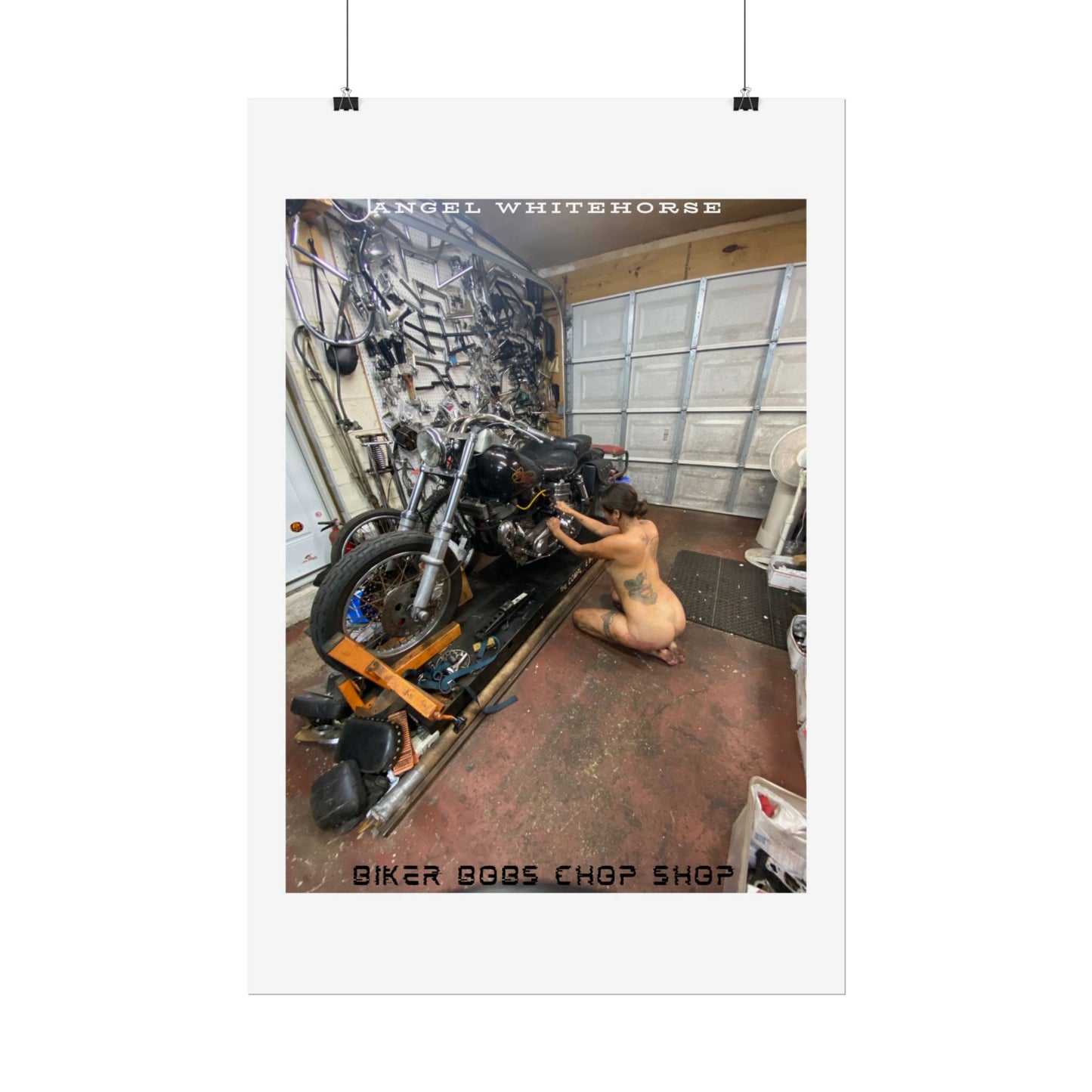 Shovelhead Angel Poster