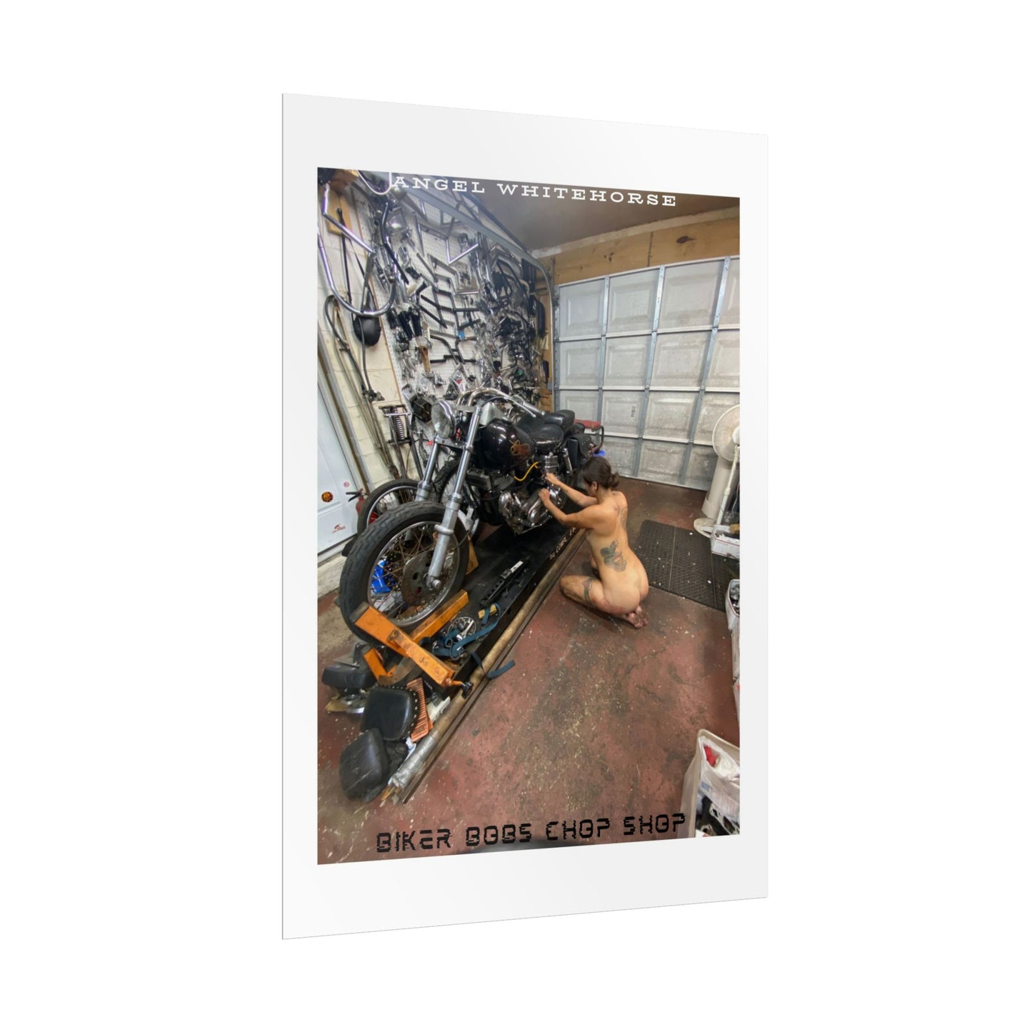 Shovelhead Angel Poster