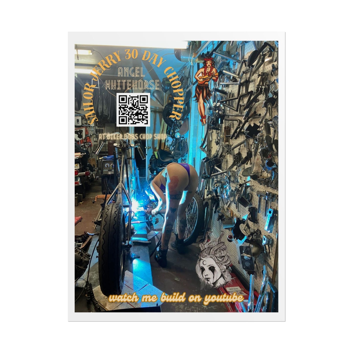 Sailor Jerry 30 Day Chopper Poster