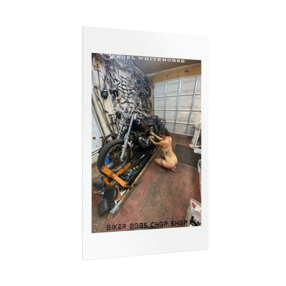 Shovelhead Angel Poster