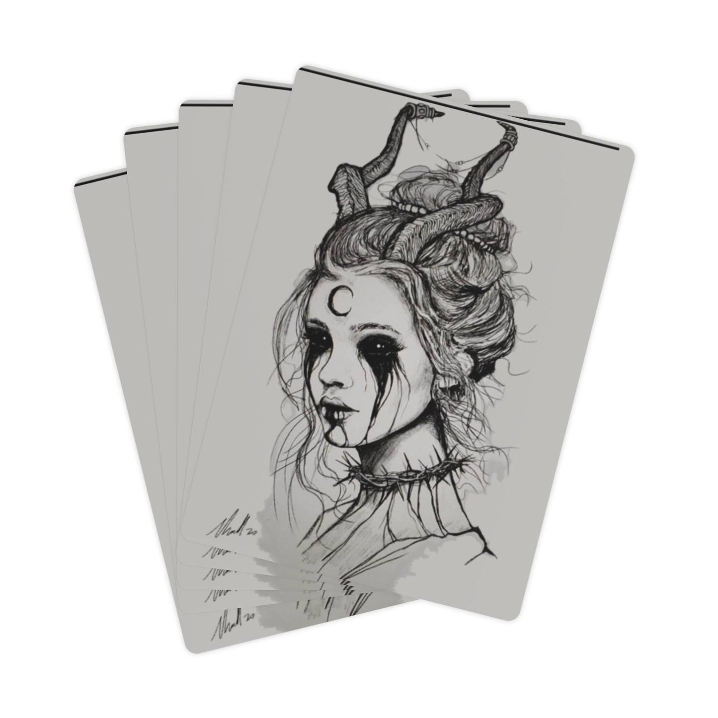 Angel of Anarchy Logo Poker Cards