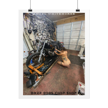 Shovelhead Angel Poster