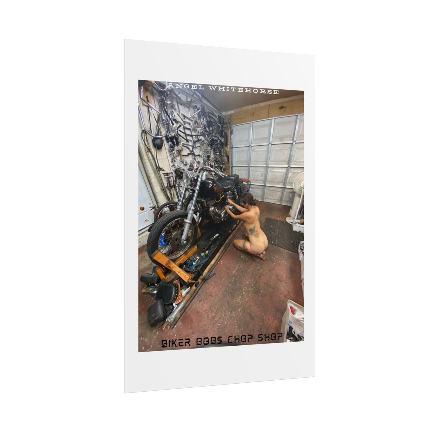 Shovelhead Angel Poster