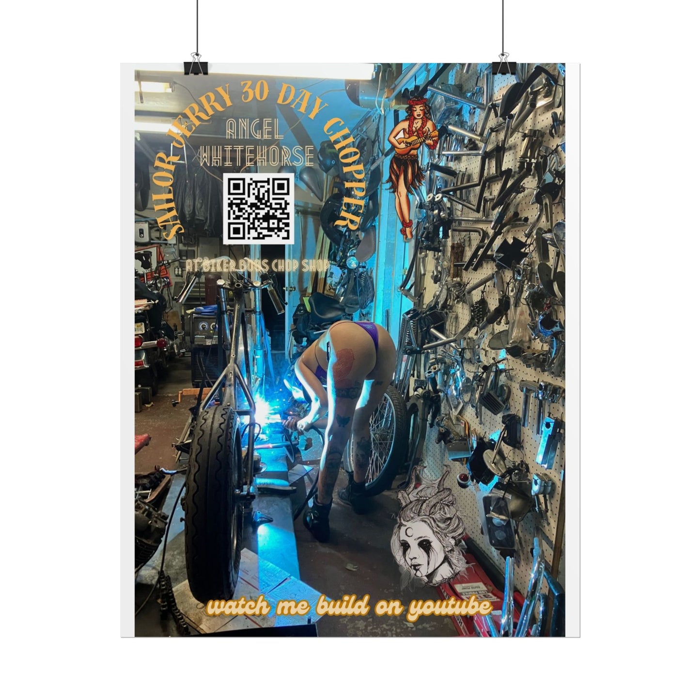 Sailor Jerry 30 Day Chopper Poster