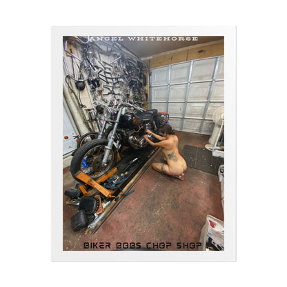 Shovelhead Angel Poster