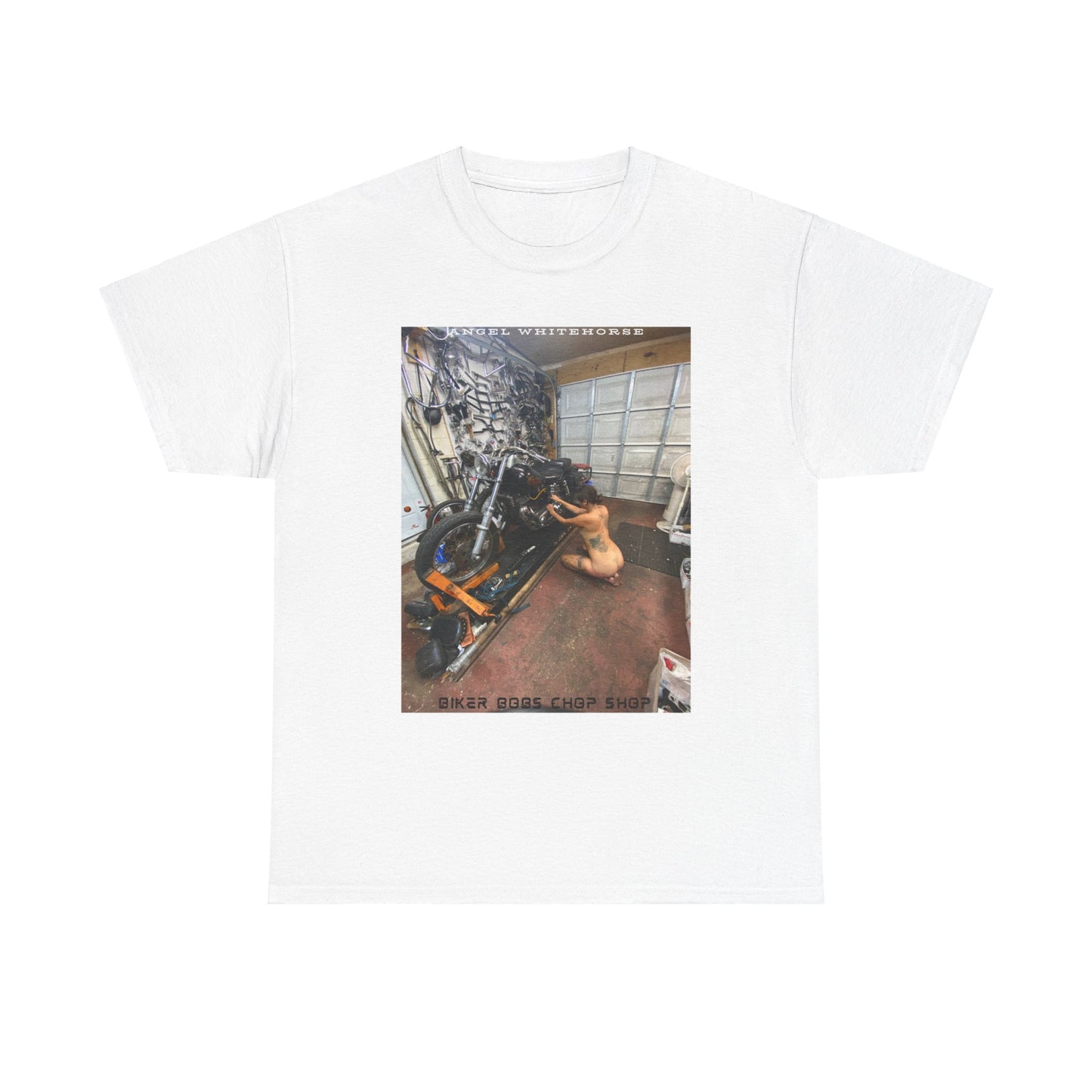 Unisex Shovelhead Angel Heavy Cotton Tee