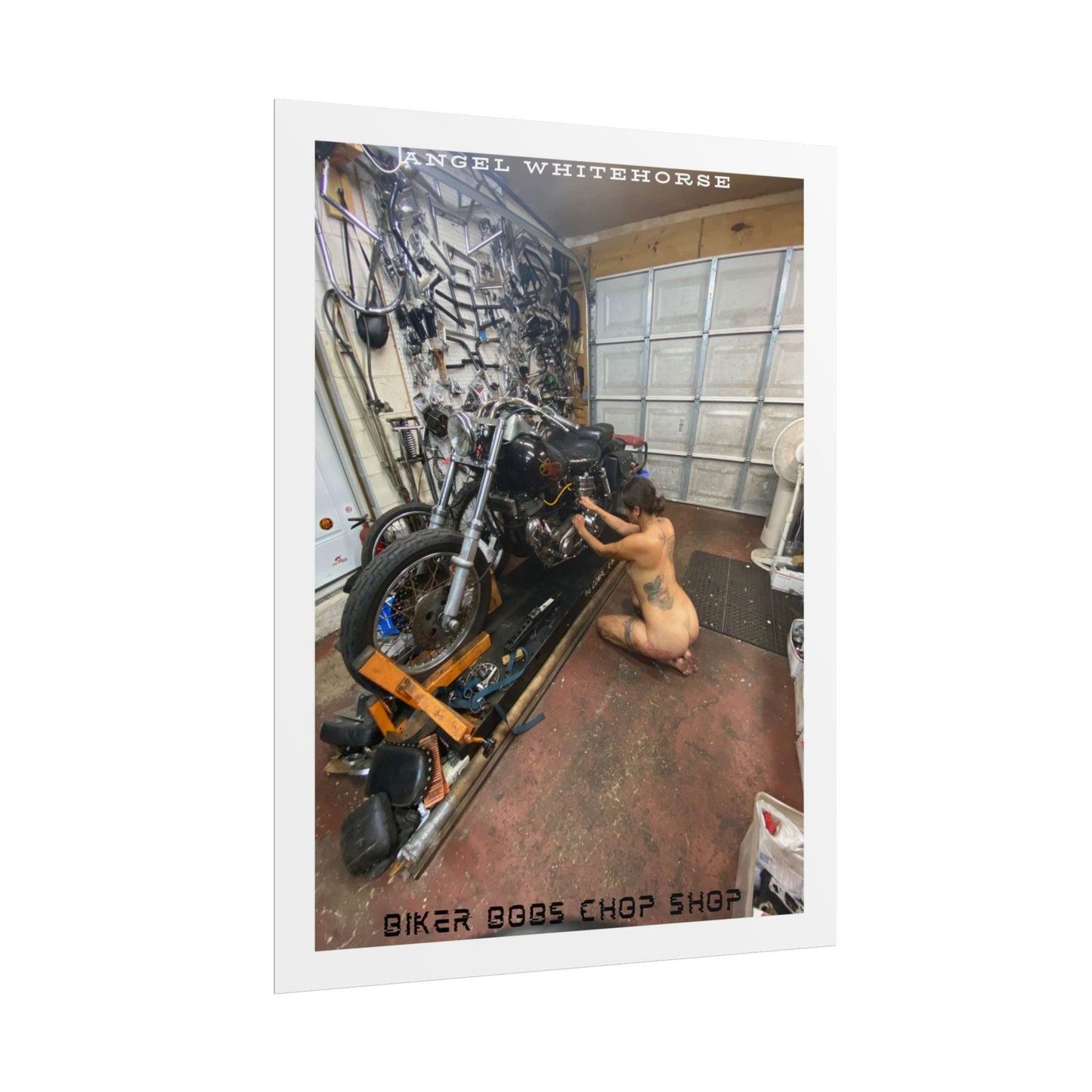 Shovelhead Angel Poster