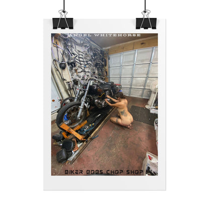 Shovelhead Angel Poster