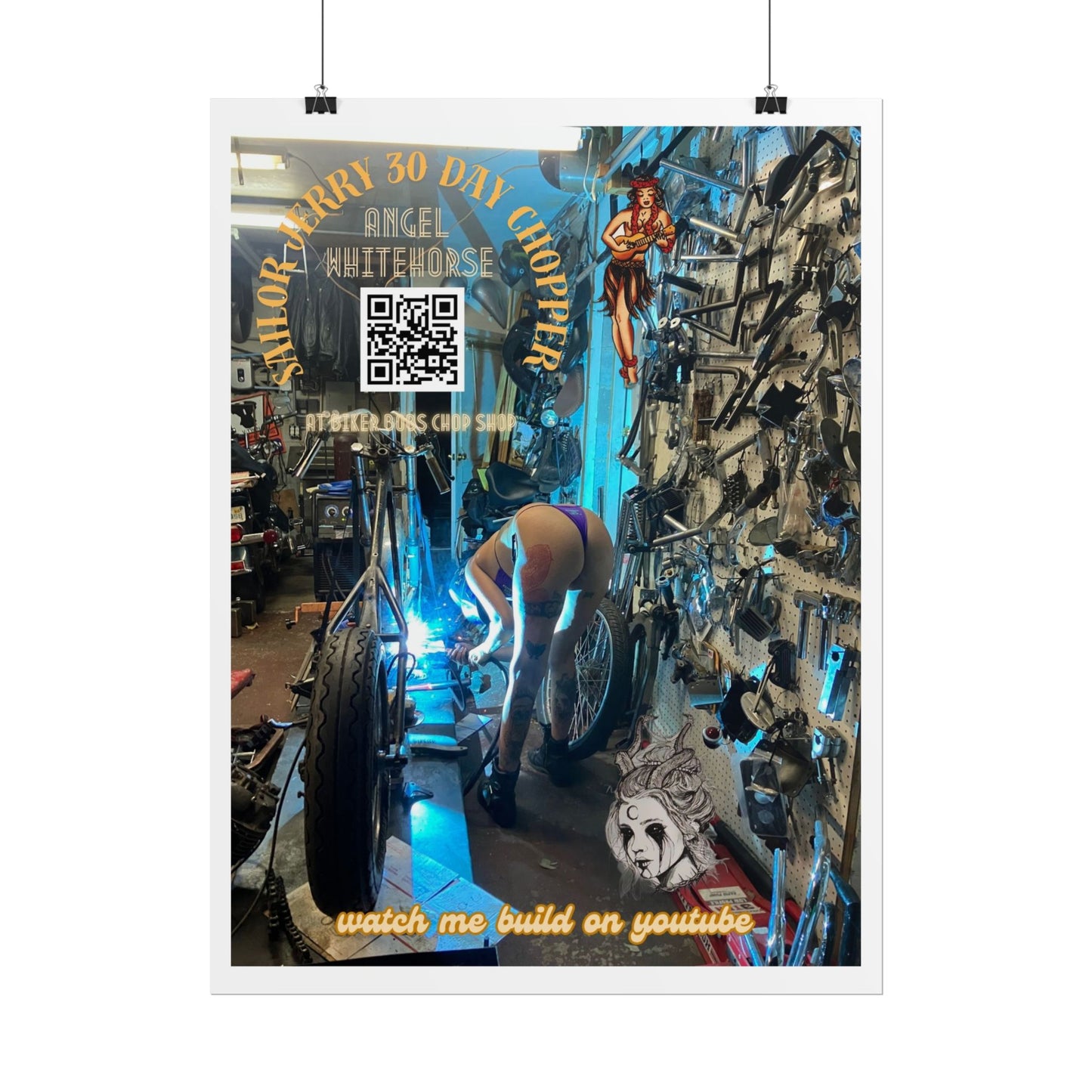 Sailor Jerry 30 Day Chopper Poster