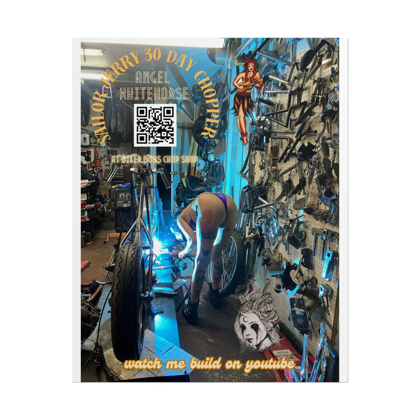 Sailor Jerry 30 Day Chopper Poster