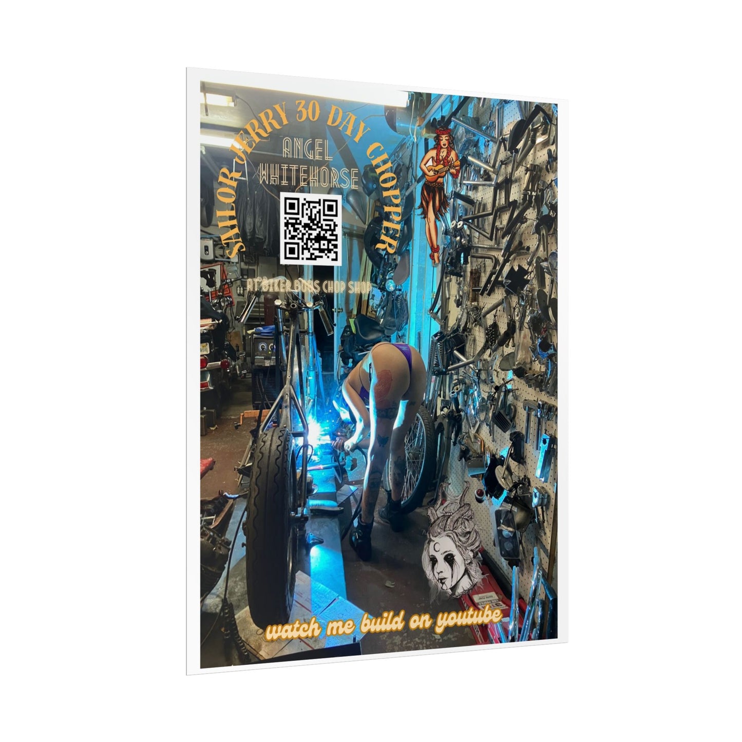 Sailor Jerry 30 Day Chopper Poster