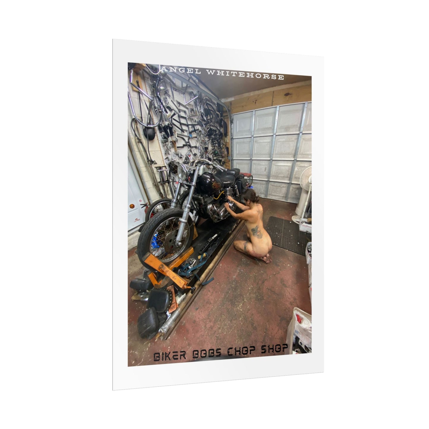 Shovelhead Angel Poster