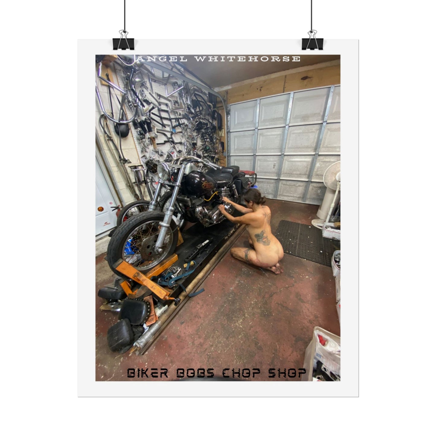 Shovelhead Angel Poster