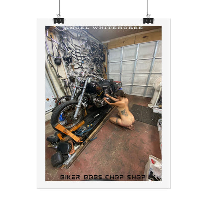 Shovelhead Angel Poster