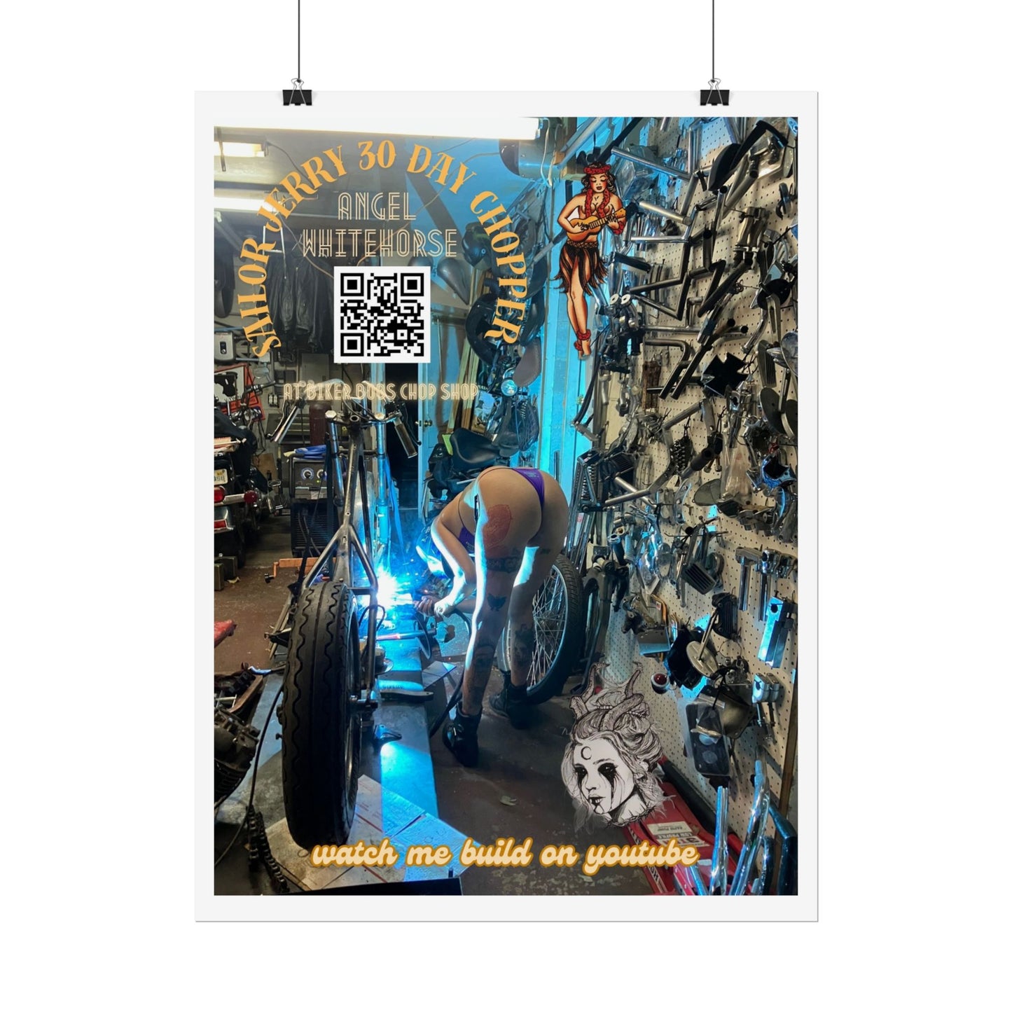 Sailor Jerry 30 Day Chopper Poster