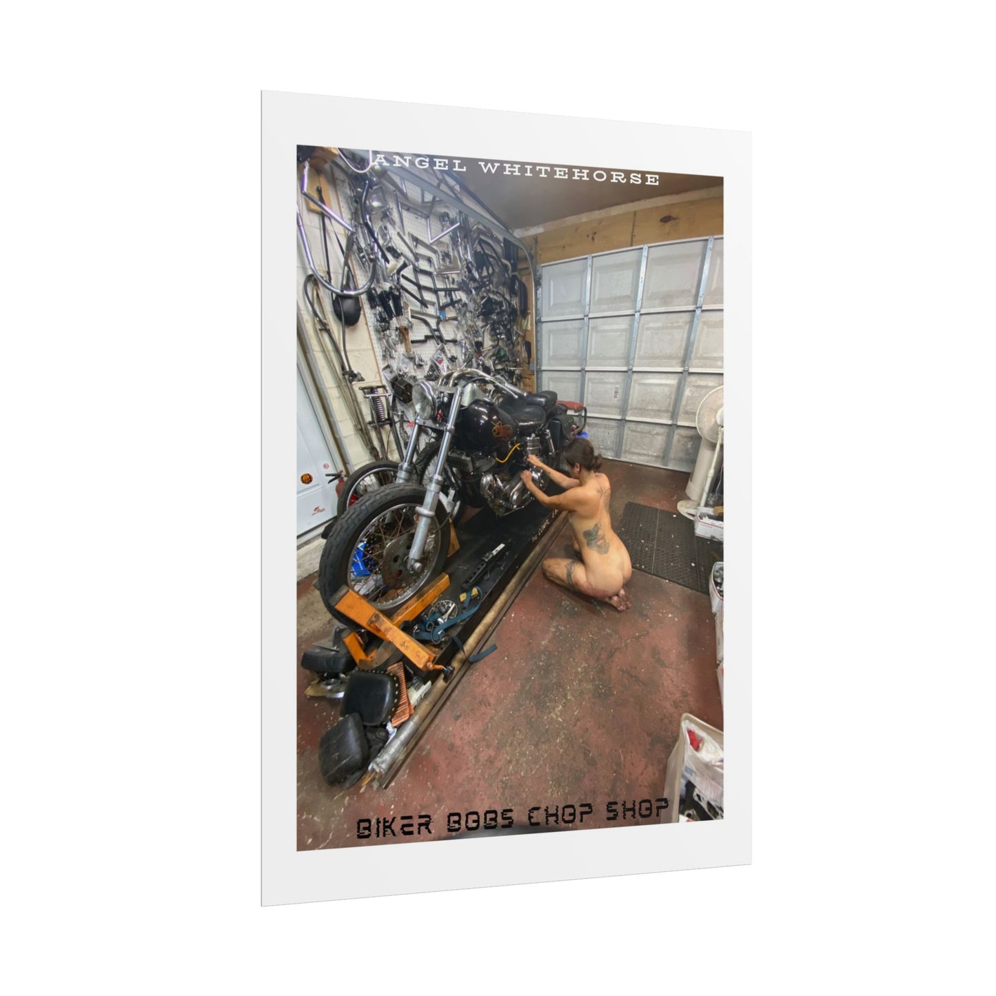 Shovelhead Angel Poster