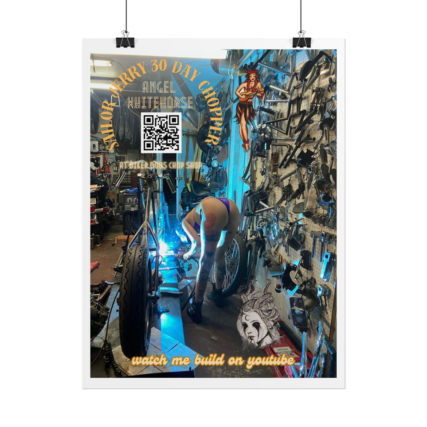 Sailor Jerry 30 Day Chopper Poster