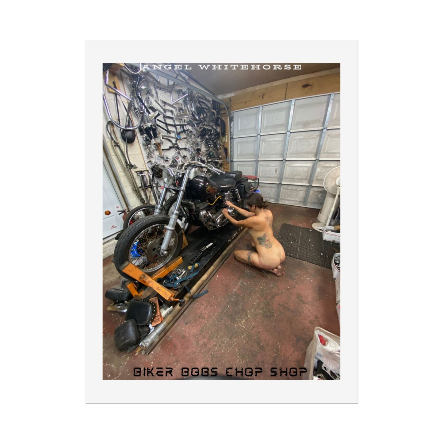 Shovelhead Angel Poster