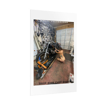 Shovelhead Angel Poster