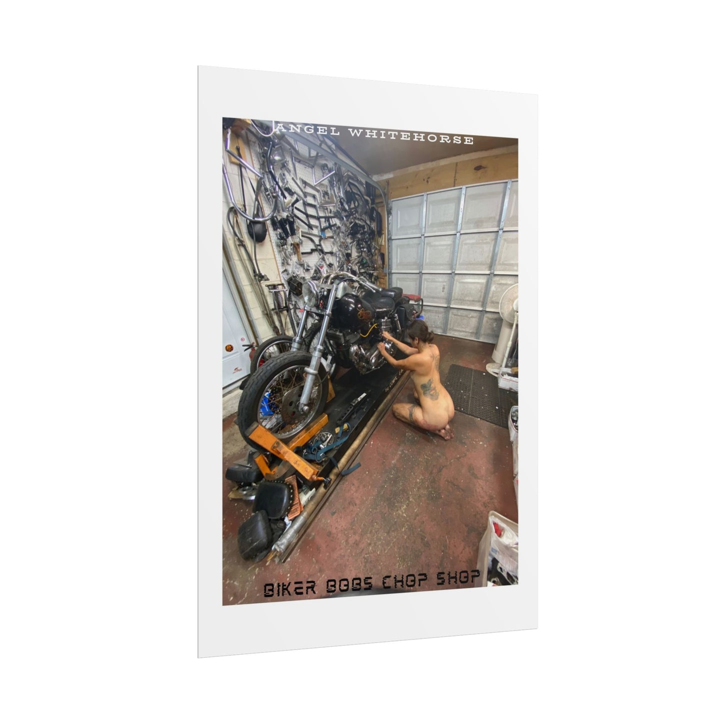 Shovelhead Angel Poster