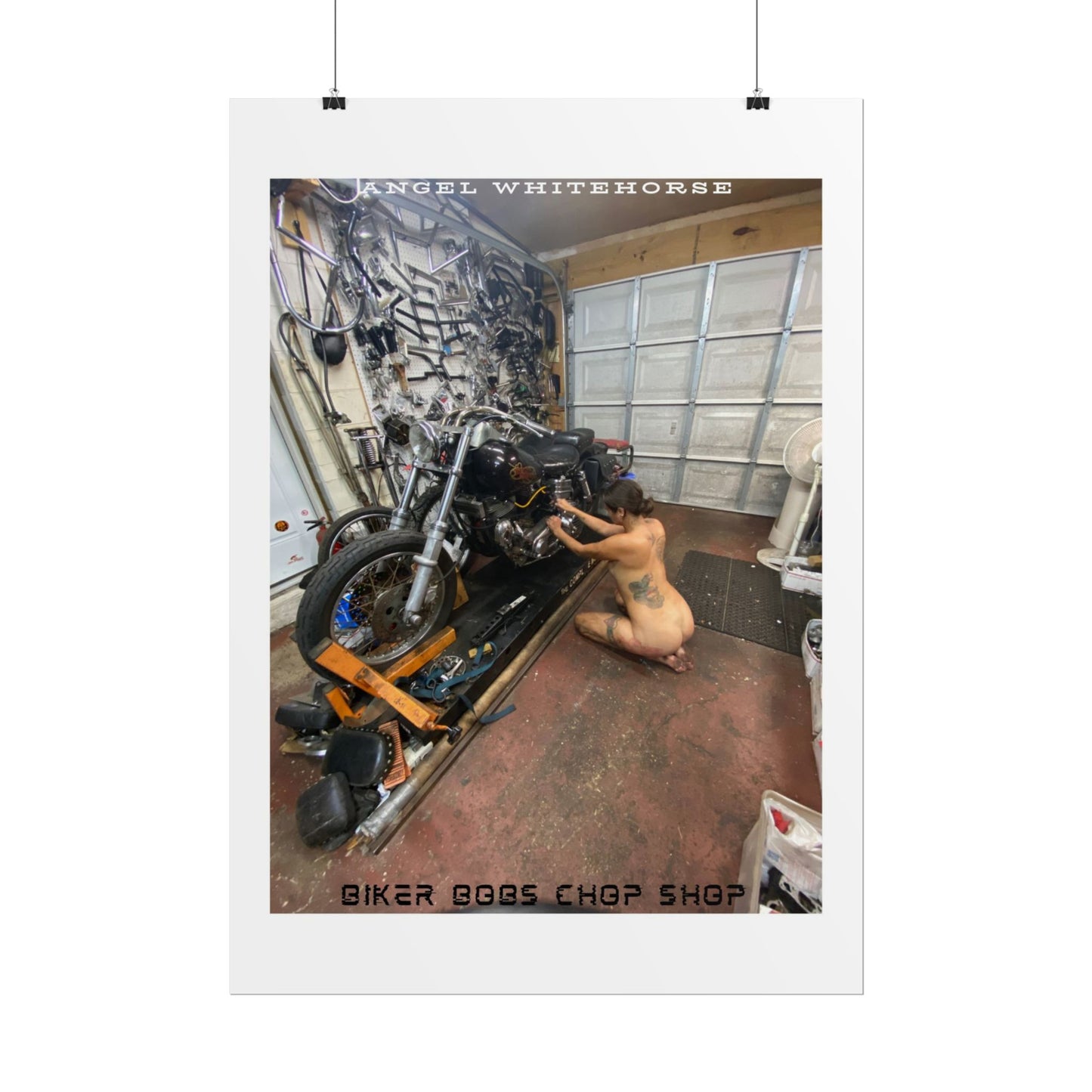 Shovelhead Angel Poster