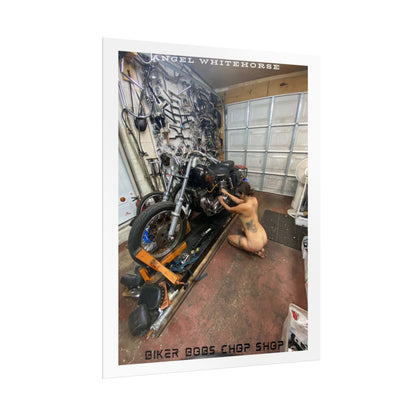 Shovelhead Angel Poster