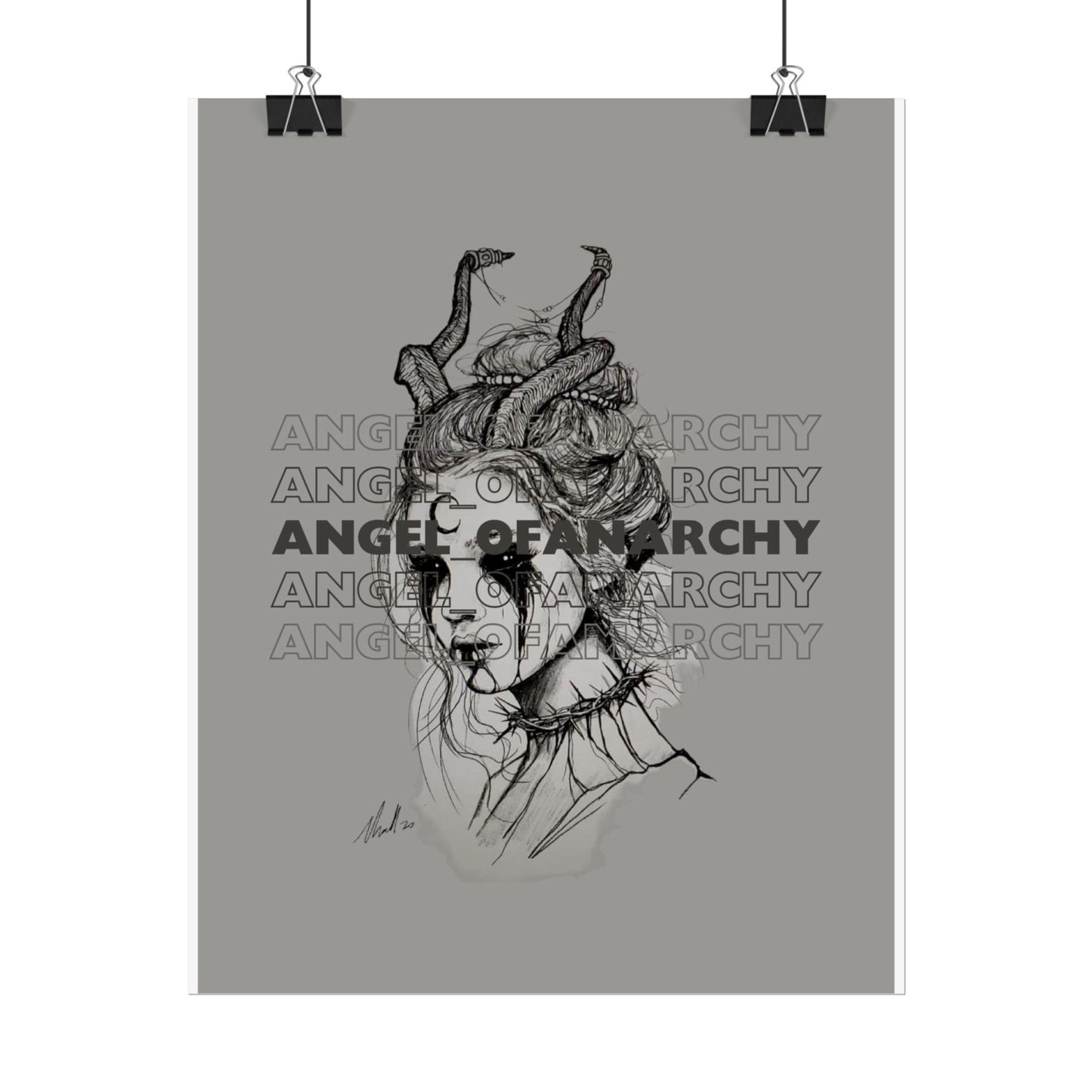 Angel of Anarchy Logo Poster