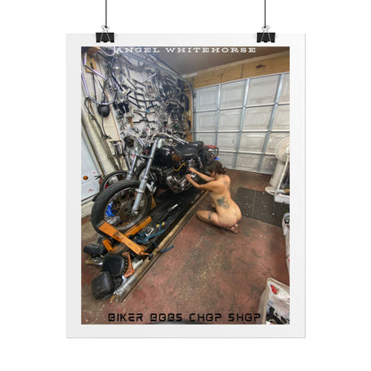 Shovelhead Angel Poster