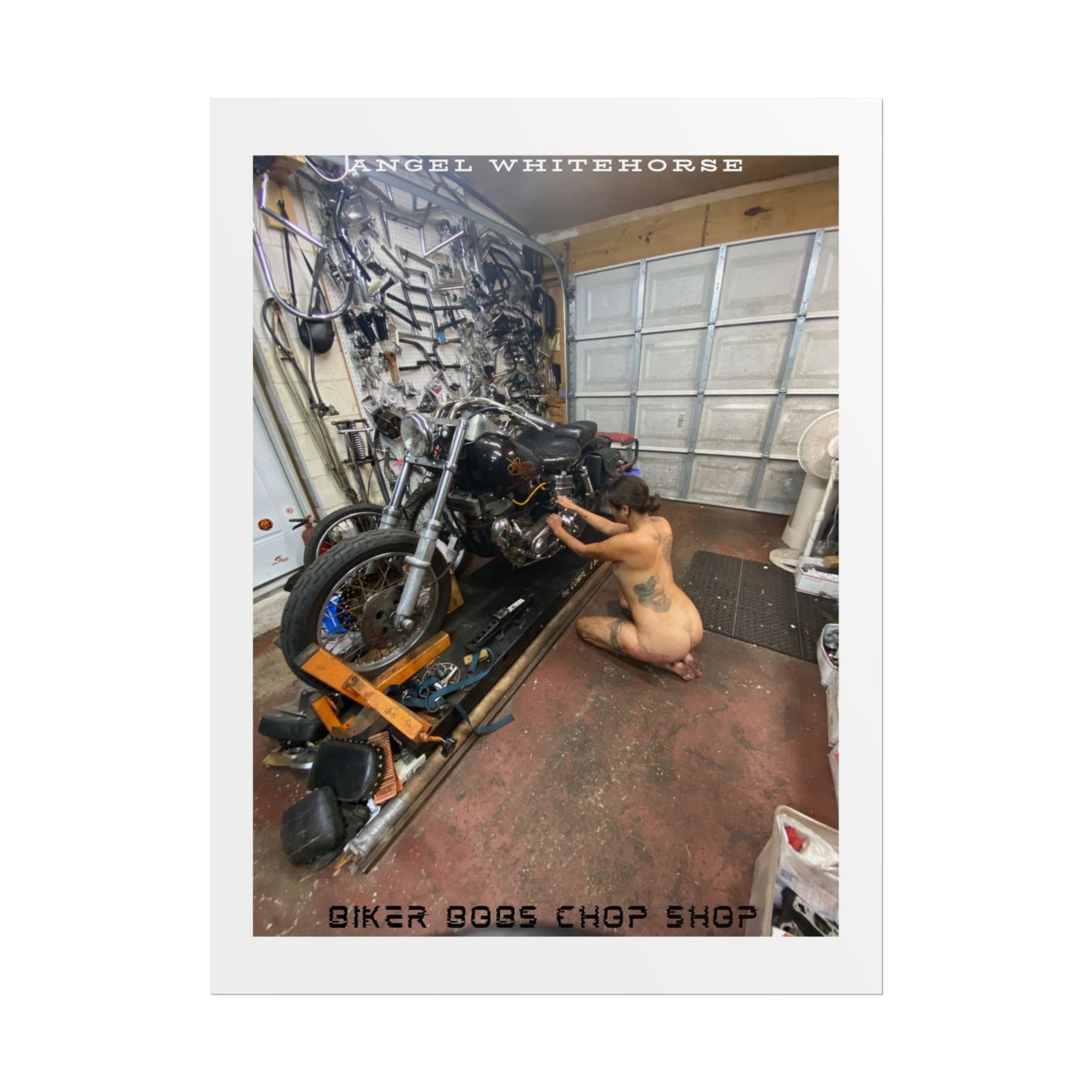 Shovelhead Angel Poster