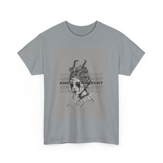 Unisex Angel of Anarchy Logo Heavy Cotton Tee