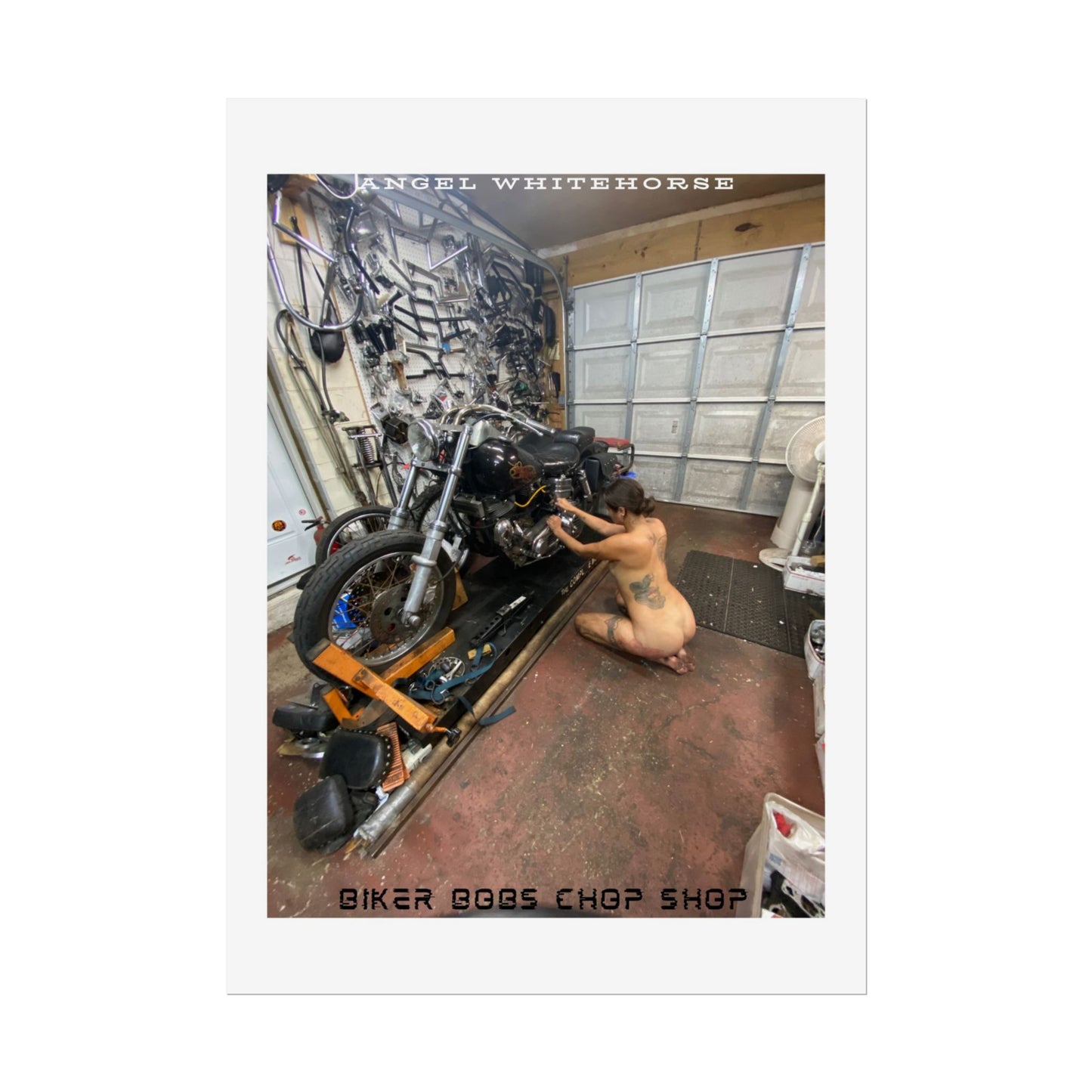 Shovelhead Angel Poster