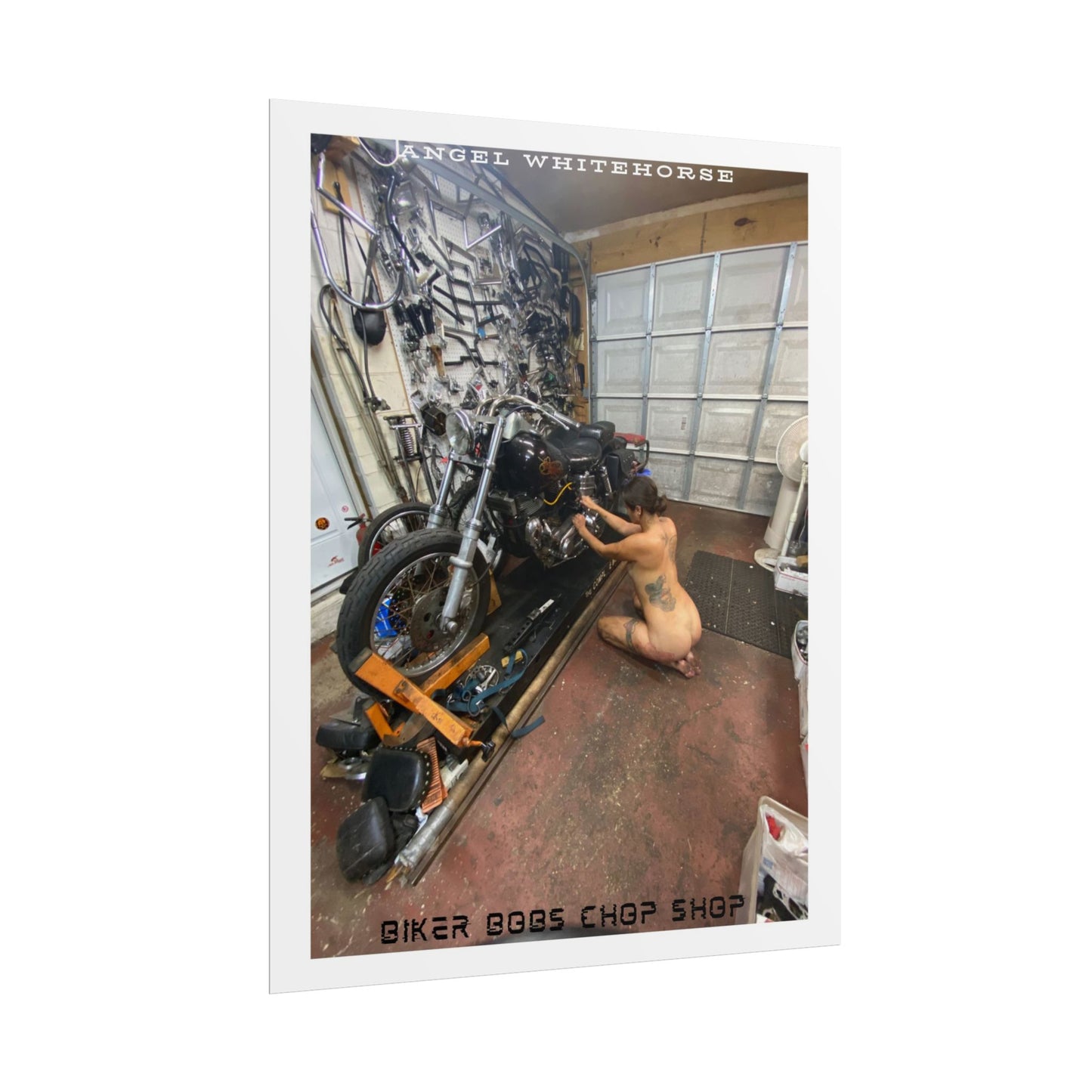 Shovelhead Angel Poster