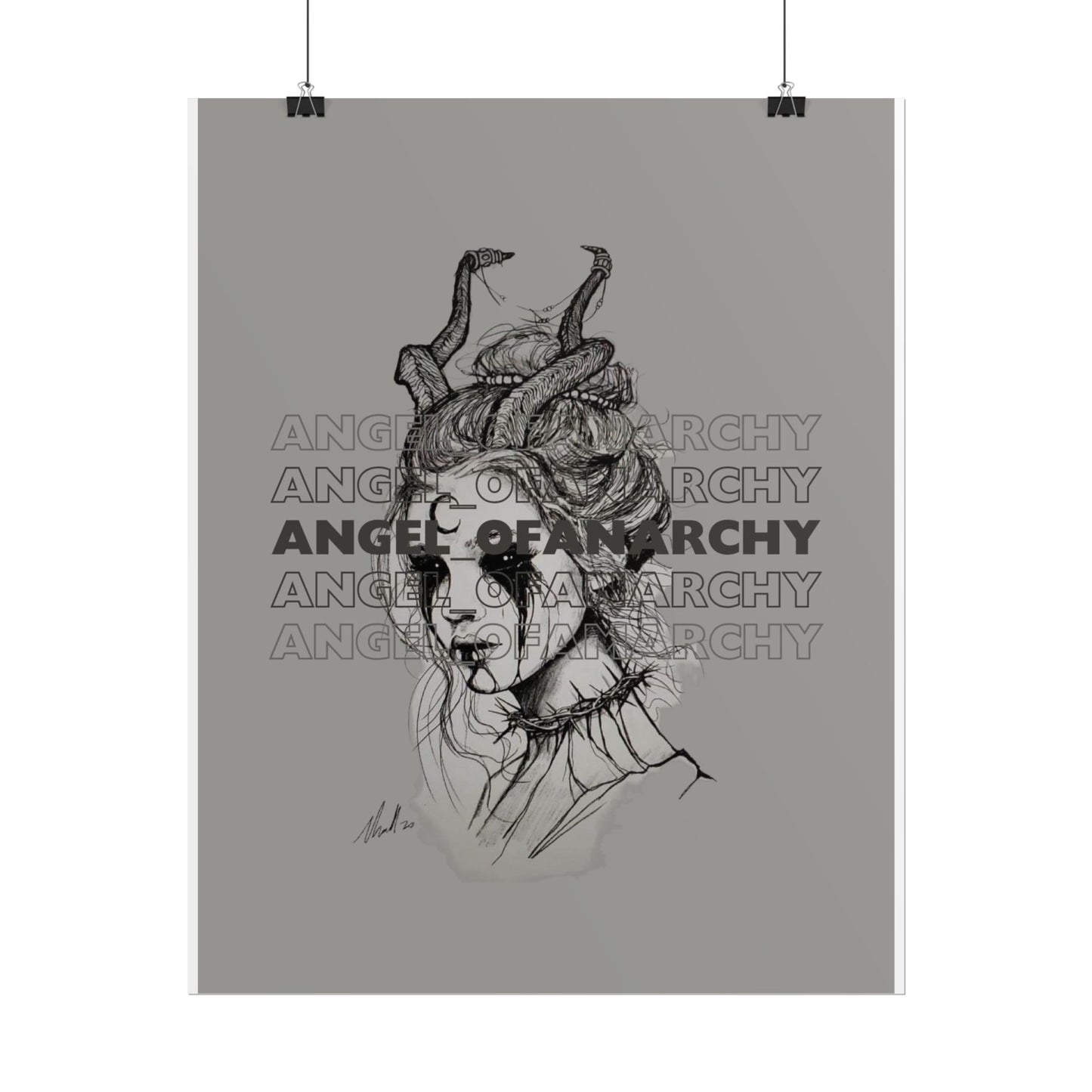 Angel of Anarchy Logo Poster